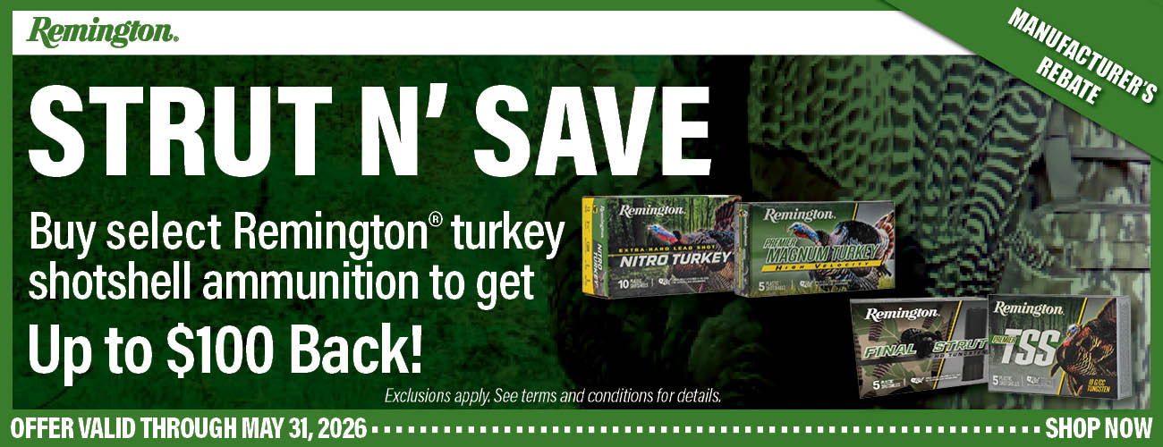 Remington Strut N Save Rebate